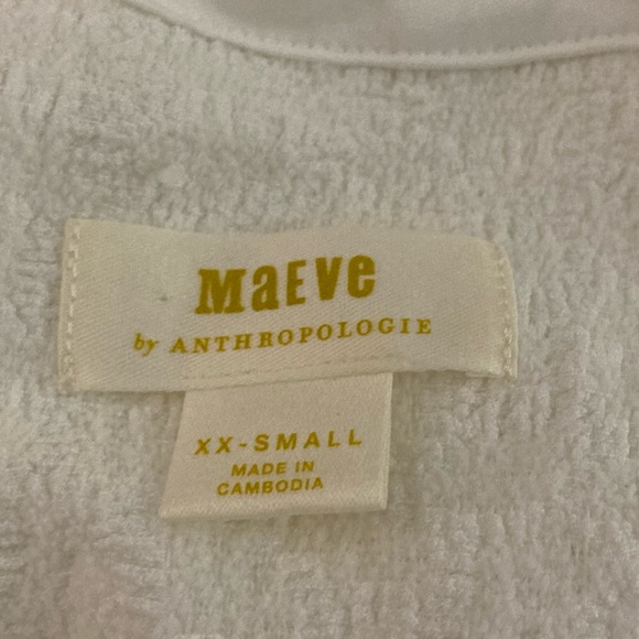 Anthropologie Maeve Socialite Textured Top XXS - Picture 5 of 6